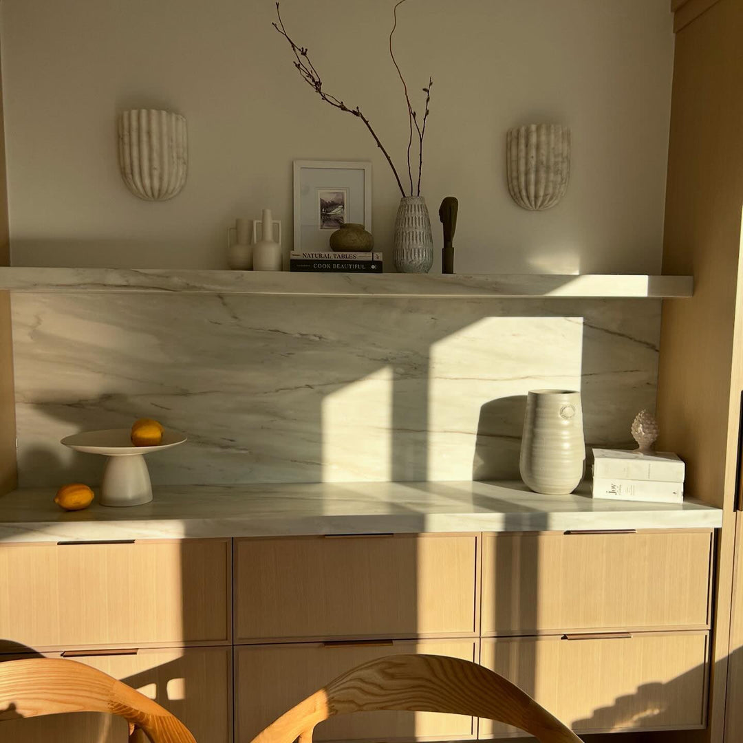 Gerippte Glas-Wandlampe – Modernes minimalistisches Design für Schlafzimmer-Nachttischbeleuchtung