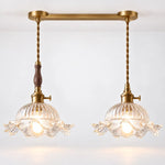 Bild in Gallery-Viewer laden, Vintage Wavy-Edge Glass Pendant Lamp
