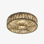 Bild in Gallery-Viewer laden, Clereon Elegante Runde Deckenleuchte – Modernes Glasdesign für Wohnzimmer