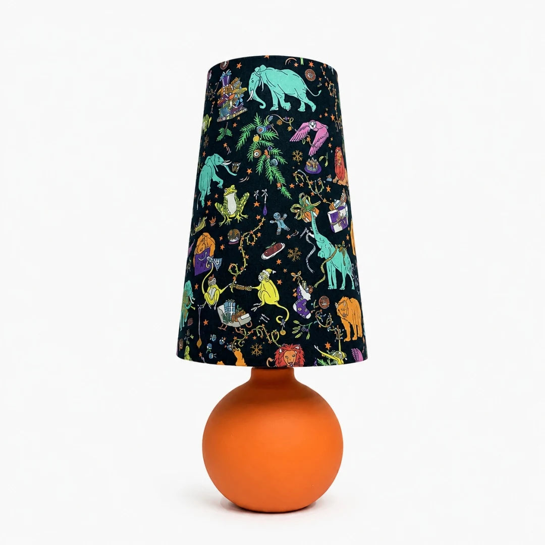 illuminated fabric table lamp