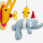Bild in Gallery-Viewer laden, Close-up of blue elephant pendant and LED block