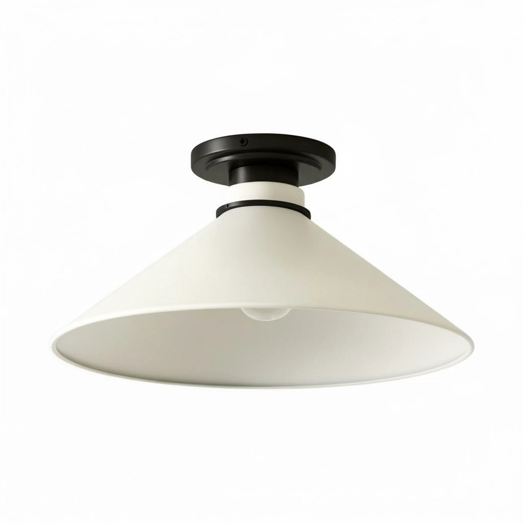 Aurenza Modern Industrial Flush Mount – Elegant Ceiling Lamp for Residential Interiors