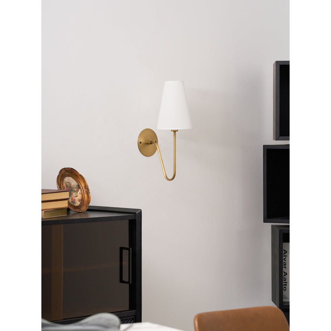 Organische Glas-Scoop-Wandlampe – Minimalistische Moderne Dekorative Ambient-Wandleuchte für Wohnzimmer