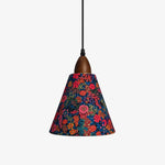 Load image into Gallery viewer, Liberty-Style Floral Fabric Pendant Light