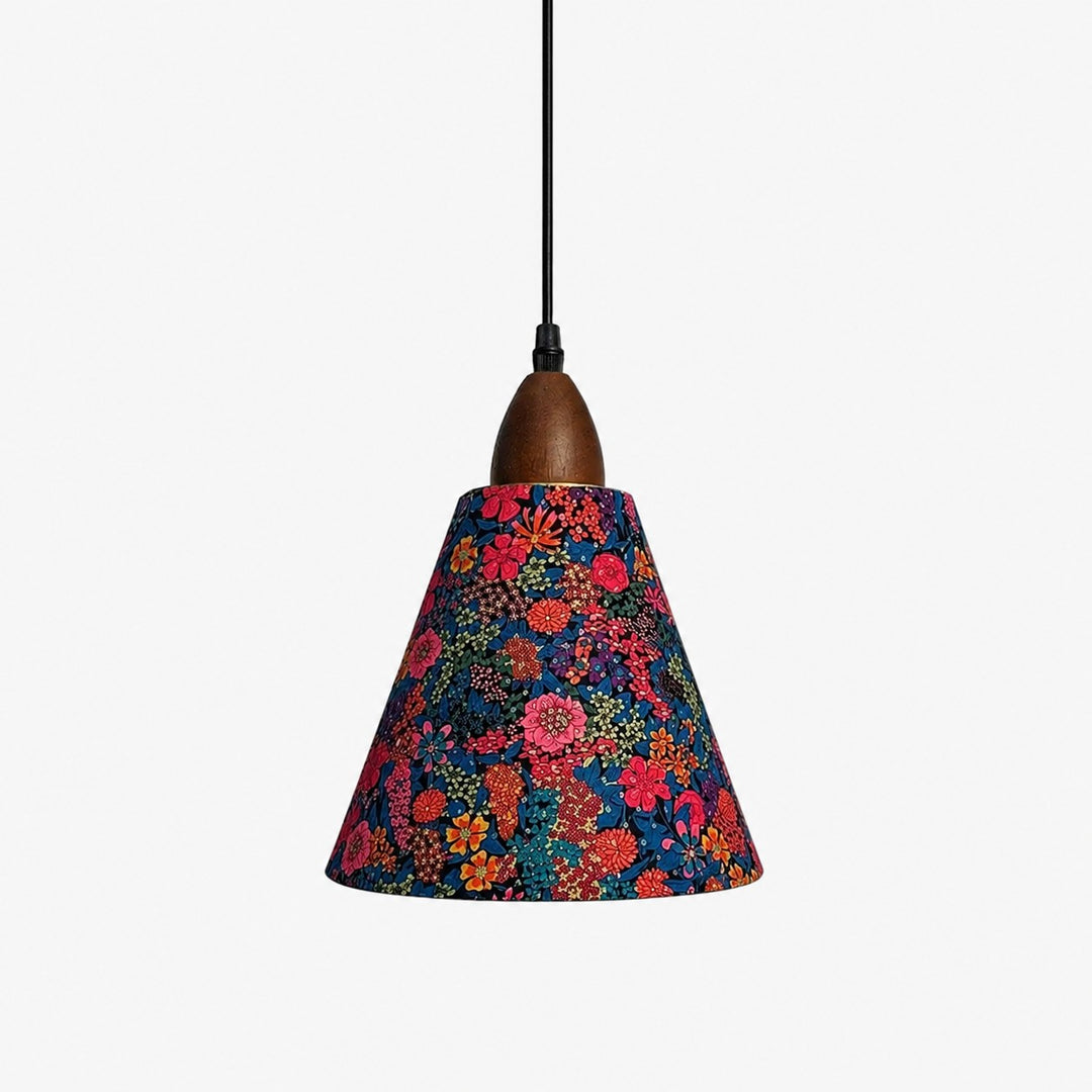Liberty-Style Floral Fabric Pendant Light