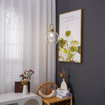 Bild in Gallery-Viewer laden, Copper-Plated Glass Plug-In Swag Pendant