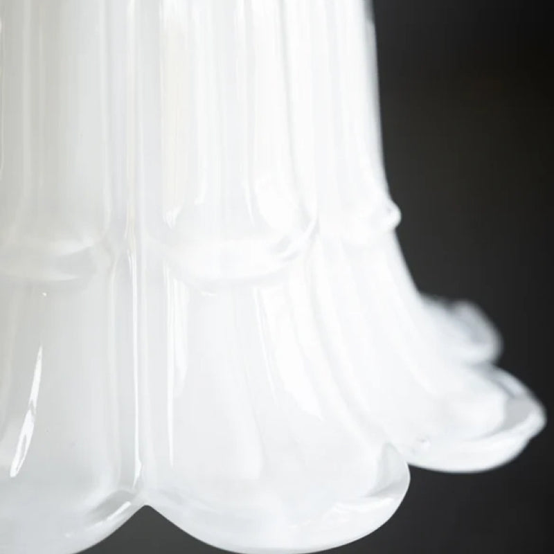 Suspension en Verre Classique Solmira - Lampe Suspendue Décorative Facile à Installer pour Salon et Entrée