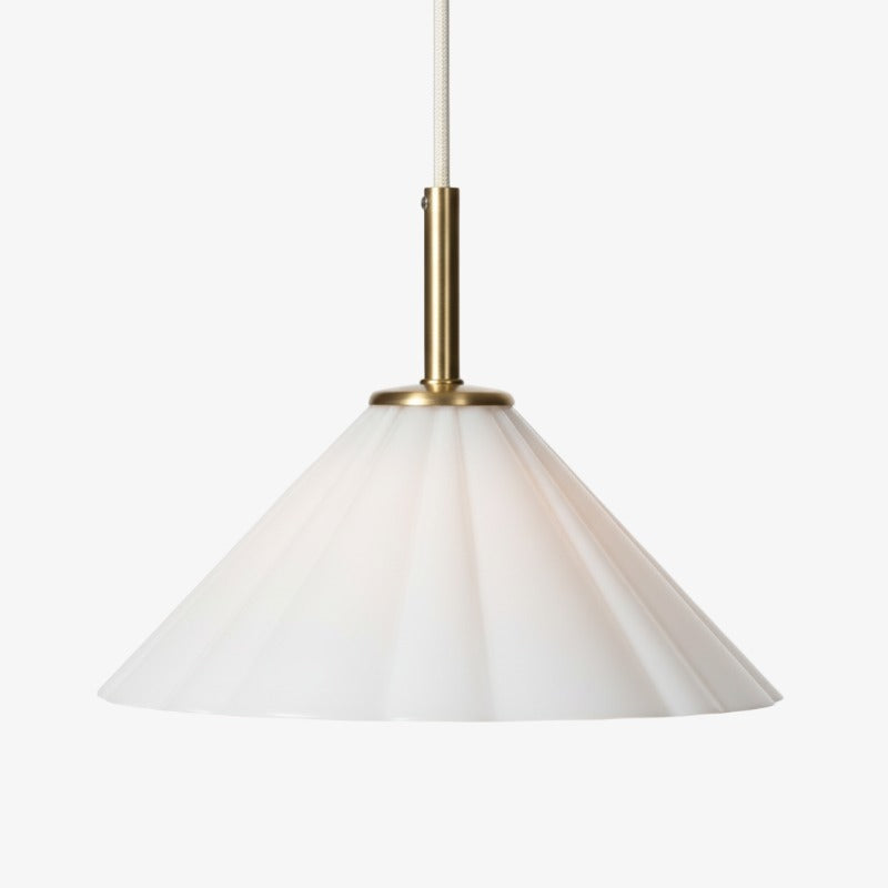 Suspension à Hauteur Réglable Mivie - Design Moderne en Verre Ondulé pour Salles à Manger et Cuisines