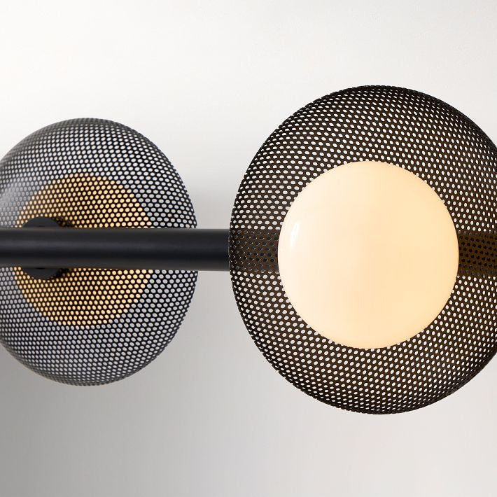 Lámpara de araña lineal Elorina de 6 luces - Lámpara de metal moderna - Iluminación para comedor