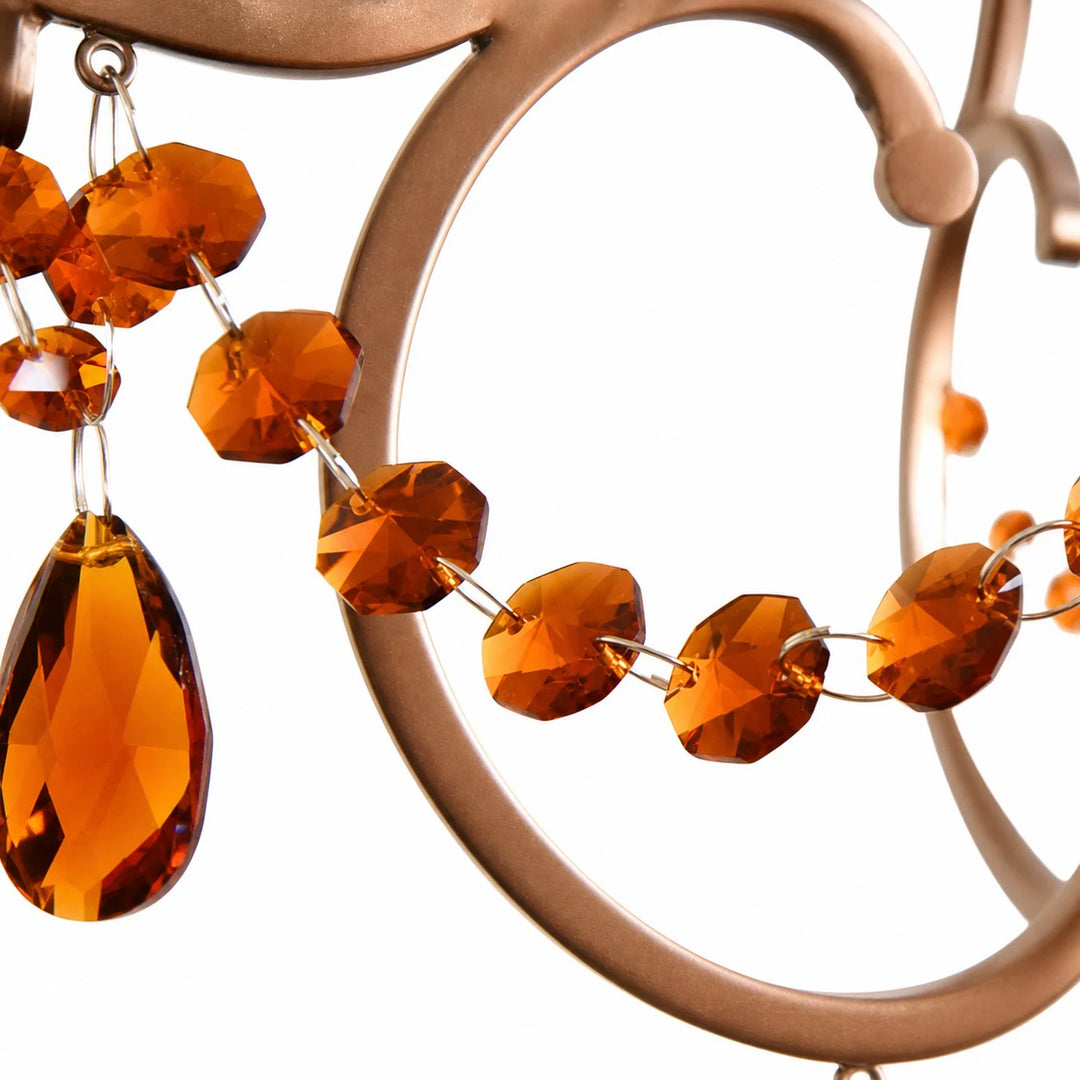 Amber crystal strand detail