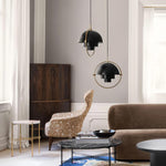 Bild in Gallery-Viewer laden, Adjustable Metal Hemisphere Plug-In Swag Pendant