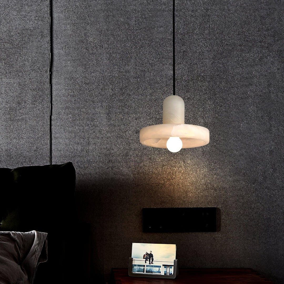 Carrara Alabaster Pendelleuchte