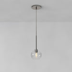 Cargar imagen en el visor de la Galería, Lámpara colgante Selvion con forma de globo escultural: moderna lámpara colgante de cristal con un diseño elegante.
