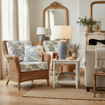 Bild in Gallery-Viewer laden, Ceruna Leinen Lampenschirm Keramik Tischlampe – Metallrahmen und Keramikfuß für Beleuchtung im Büro und Zuhause