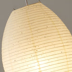 Bild in Gallery-Viewer laden, Traditionelle Japandi Wabi-Sabi Elliptische Papier Pendelleuchte