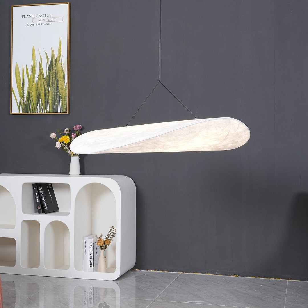 Cloudlike Mulberry Silk Plug-In Pendant Light