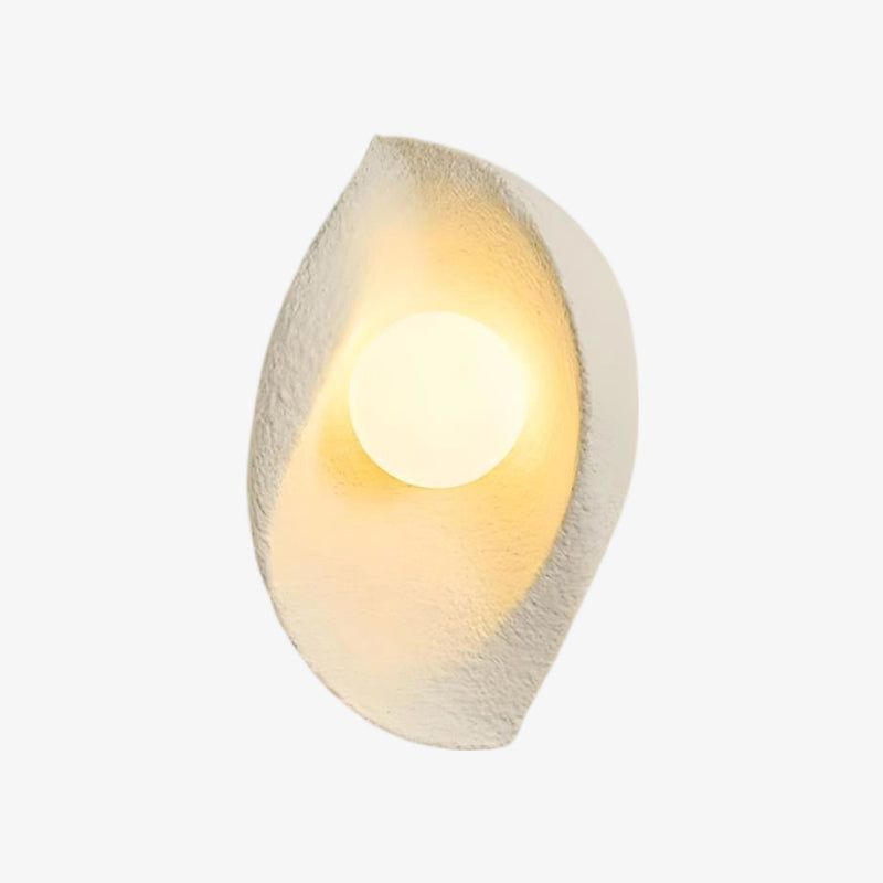 Goviena Modern Cocoon-Shaped Wall Sconce – Minimalist Decorative Wall Lamp for Bedroom and Hallway