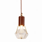 Cargar imagen en el visor de la Galería, Prismatic French Leather Pendant Light 1