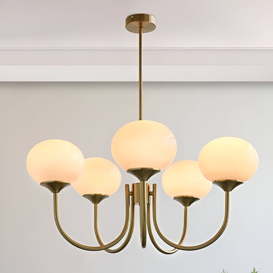 Candelabro Moderno Marshmallow de Vidrio
