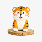 Cargar imagen en el visor de la Galería, Hand-Carved Wooden Chinese Zodiac Animal Figurines