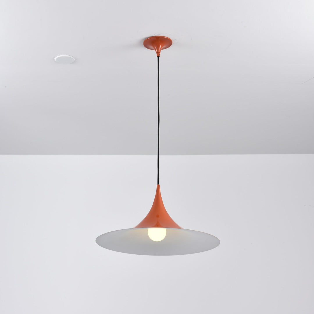 Arch-Shaped Aluminum Plug-In Pendant Light