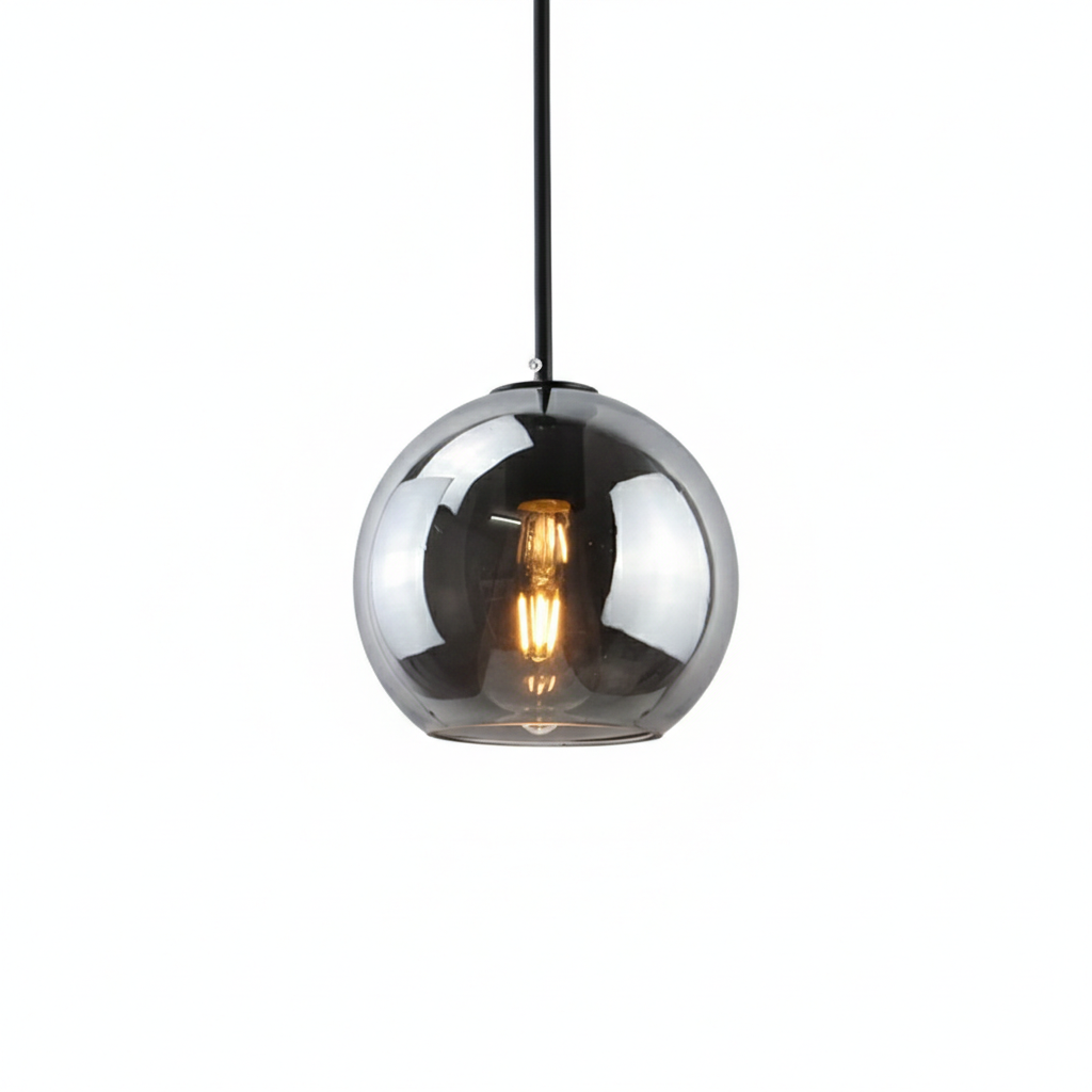 Solara Nordische Kugelförmige Glas Pendelleuchte