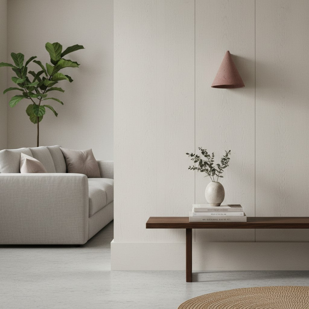 Applique murale conique en béton Concrellia – Applique artistique moderne pour chambre