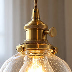 Charger l'image dans la visionneuse de galerie, Bubble Glass Brass Pendant Light