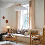 Charger l'image dans la visionneuse de galerie, White Silk Cloth Plug-In Pendant Lamp