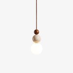 Load image into Gallery viewer, Modern Travertine Stone Globe Pendant Lamp M08
