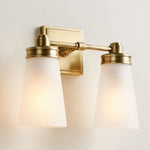 Load image into Gallery viewer, Derlina Glass Cone Wall Sconce - Modern Frosted Glass Shade Lighting
