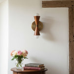 Cargar imagen en el visor de la Galería, Pyralis Cone Linear Statement Wall Sconce - Modern Two Light Fixture

