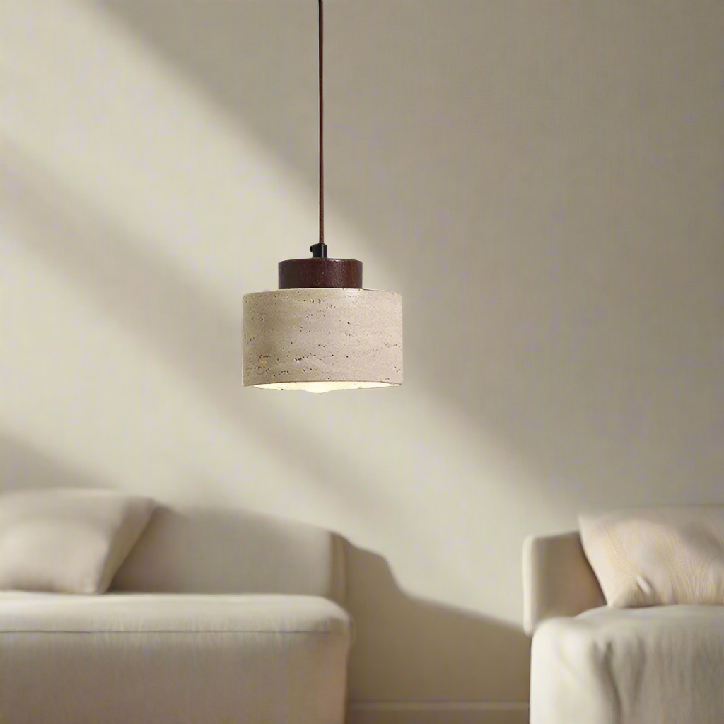 Nordische Travertin Klare Minimalistische Pendelleuchte