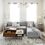 Load image into Gallery viewer, Conica Modern Glass Cone Chandelier – Sculptural 5 Light Brass Design
