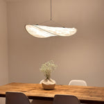 Charger l'image dans la visionneuse de galerie, White Silk Cloth Plug-In Pendant Lamp