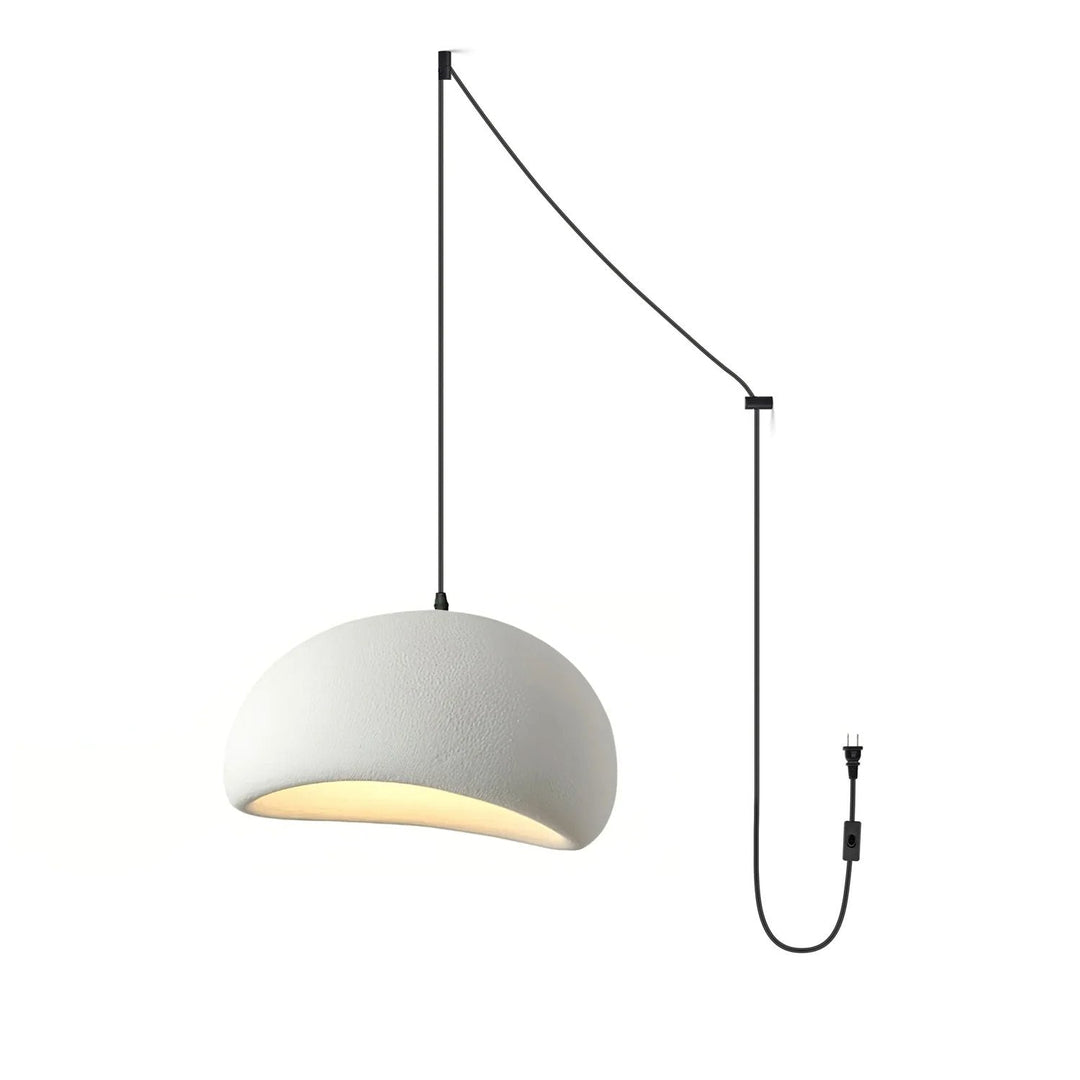 Sculptural Polystyrene Ceiling Pendant Light