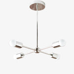 Bild in der Galerieansicht laden, Mobilux Line Mid Century Gold Sputnik Chandelier - Geometric Brass Fixture
