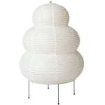 Load image into Gallery viewer, Japanese Wabi Sabi White Rice Paper Table Lamp