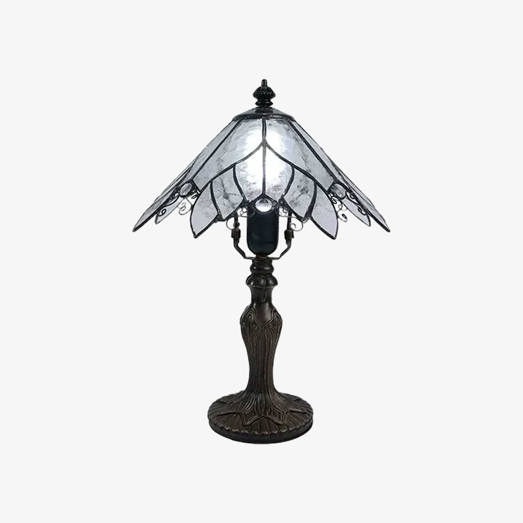 Vintage Tiffany stained glass table lamp