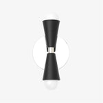 Cargar imagen en el visor de la Galería, Pyralis Cone Linear Statement Wall Sconce - Modern Two Light Fixture
