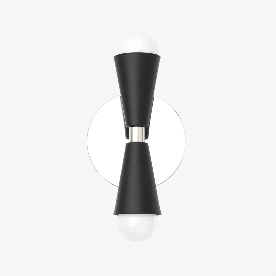 Pyralis Cone Linear Statement Wall Sconce - Modern Two Light Fixture