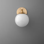 Load image into Gallery viewer, Glorica Glass Minimalist Metal and Glass Wall Sconce – Elegant Decorative Light Fixture for Living Rooms and Hallways
