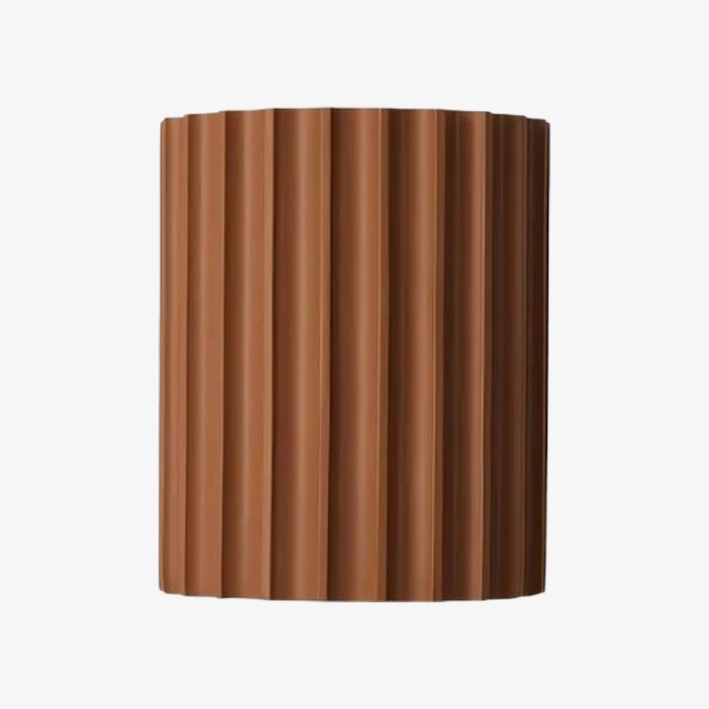 Ribellex Minimalist Ribbed Fluted Wall Light Sculptural Wall Lamp for Bedroom Hallway N59