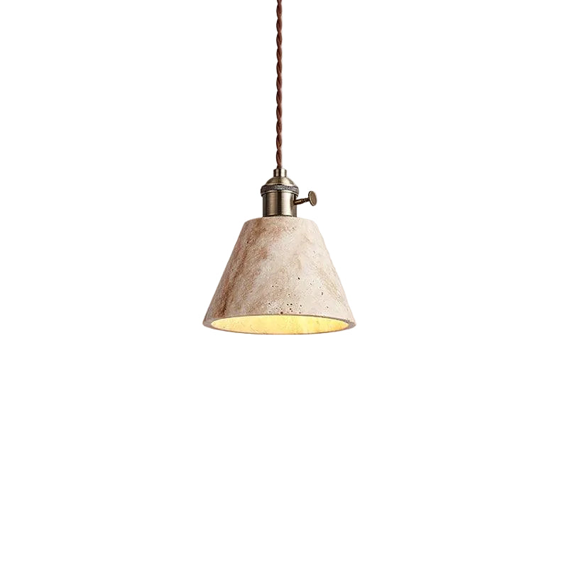 Alagusmo Minimalist Travertine Pendant Light