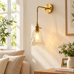 Cargar imagen en el visor de la Galería, Glass Flower Vase Pendant Light