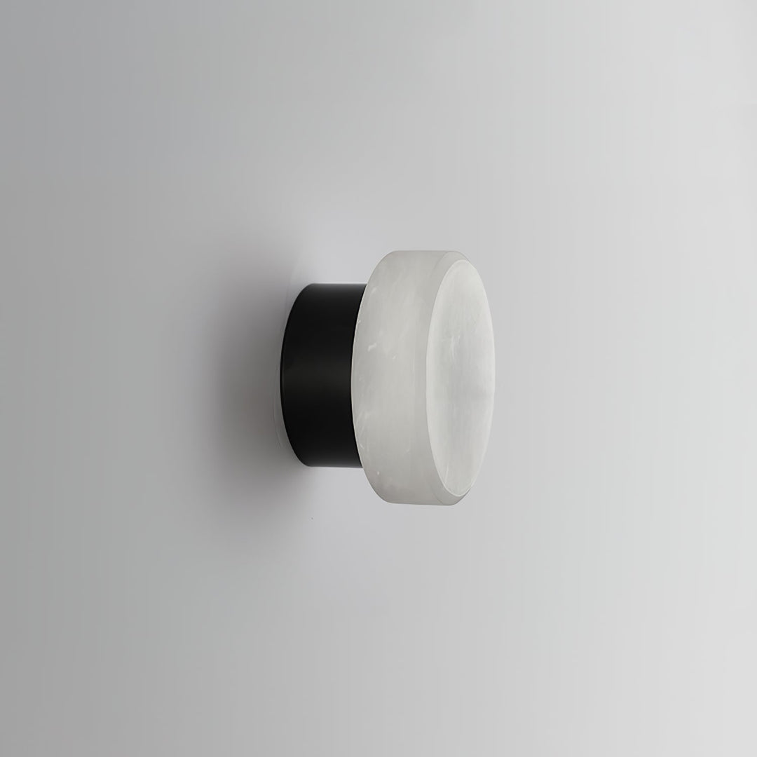 Lámpara de Pared Cilíndrica de Alabastro