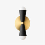 Cargar imagen en el visor de la Galería, Pyralis Cone Linear Statement Wall Sconce - Modern Two Light Fixture
