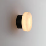 Bild in Gallery-Viewer laden, Zylindrische Alabaster Wandleuchte