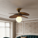 Charger l'image dans la visionneuse de galerie, Lustre à feuilles en cascade Orrise - Métal et bois modernes pour chambres et salons