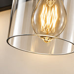 Charger l'image dans la visionneuse de galerie, Modern Metal Vanity Light with Glass Shades for Bathrooms
